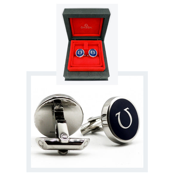 Omega Gents Blue Cufflinks JLY0046
