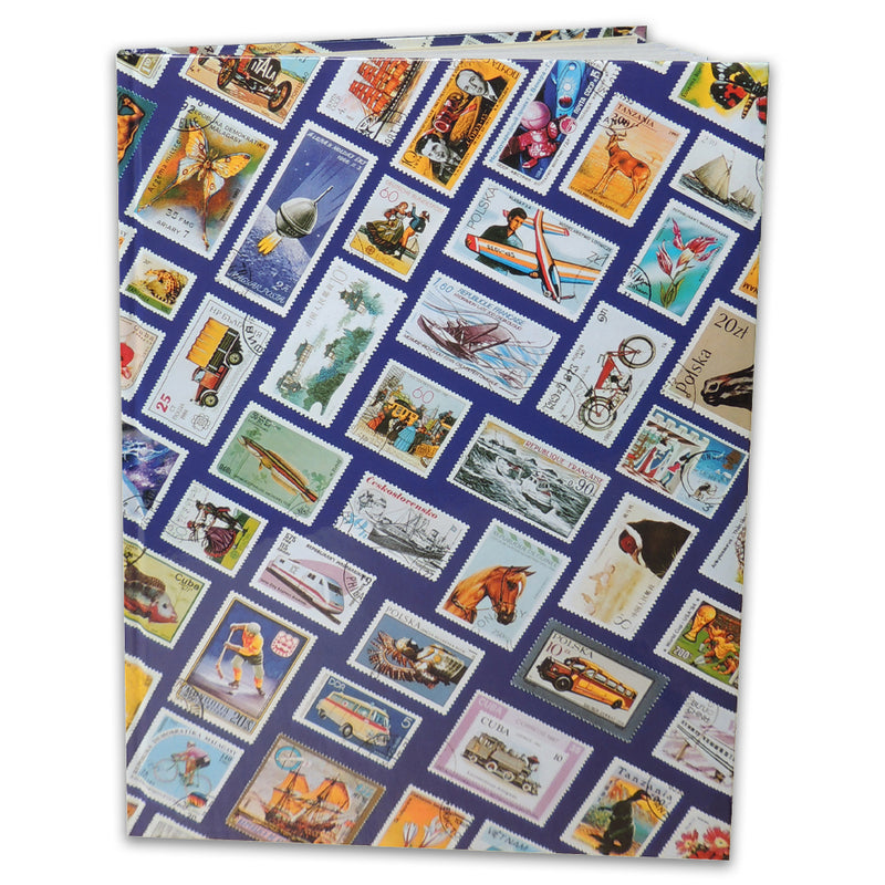 Lighthouse Blue Hobby Stockbook 16 white page 9 glassine strip