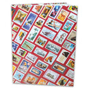 Lighthouse Red Hobby Stockbook 16 white page 9 glassine strip