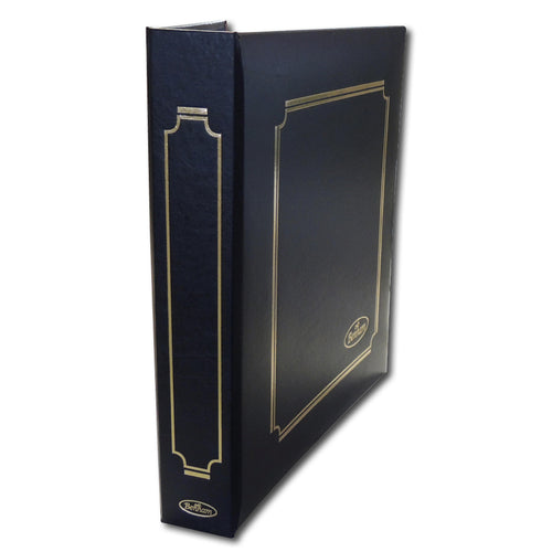 Blue Leather Look Benham Cover Album with Leaves