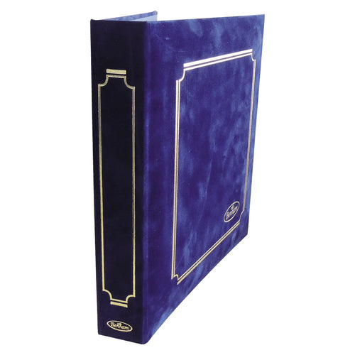 Royal Blue Suedell Benham Cover Album With Leaves