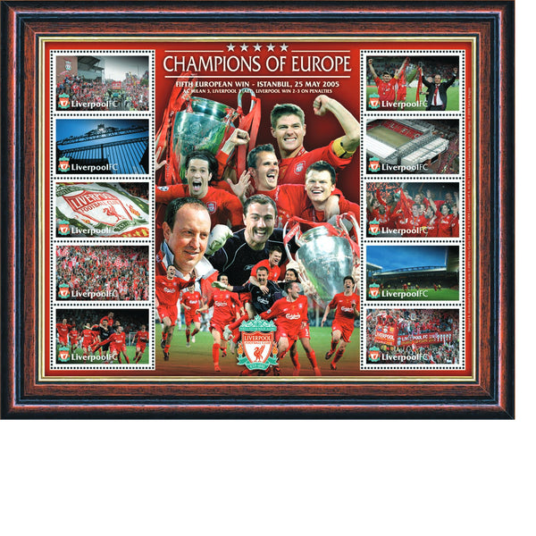 Liverpool FC Champions of Europe 2005 Card LFF017