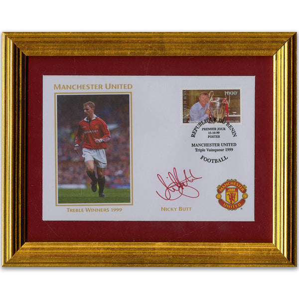 Manchester United FC Nicky Butt Cover - Framed MUF012