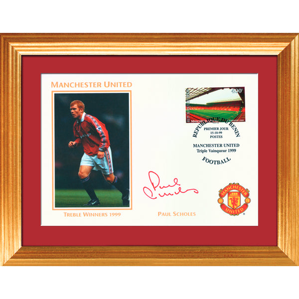 Manchester United FC Paul Scholes Cover - Framed MUF017