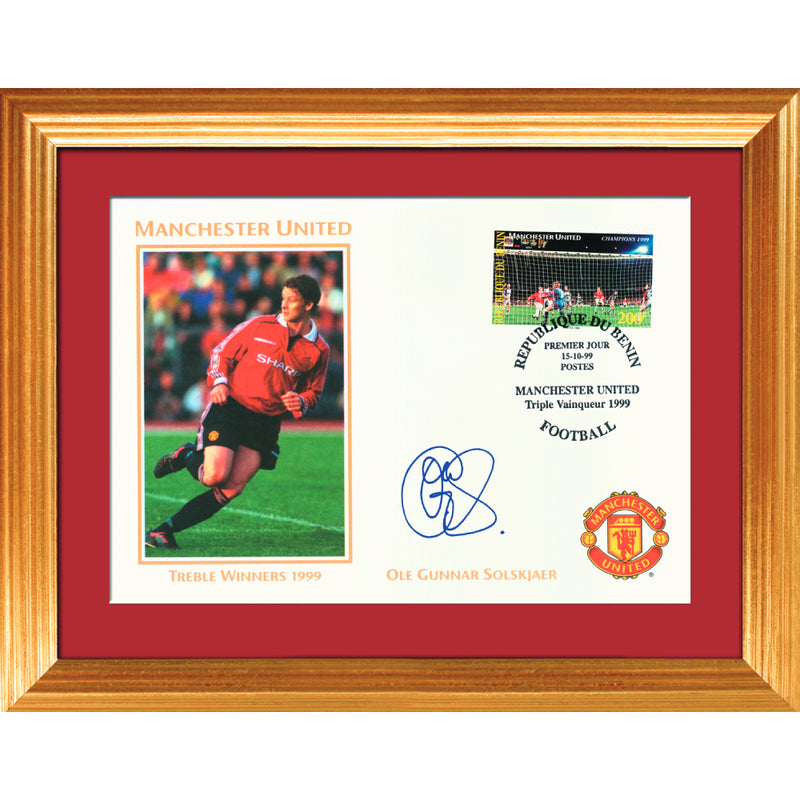 Manchester United Solskjaer Cover - Framed MUF018