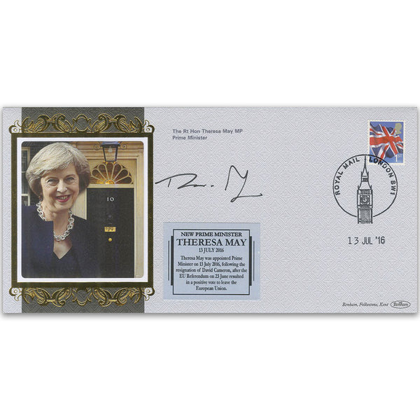 2016 New Prime Minister Signed by Theresa May MP OFF1605S