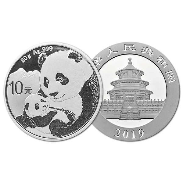 2019 $10 Yuan Silver Panda Coin PANDA2019