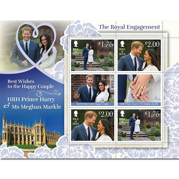 IOM Harry & Meghan - A Celebration Special Stamp Sheetlet PPM0188