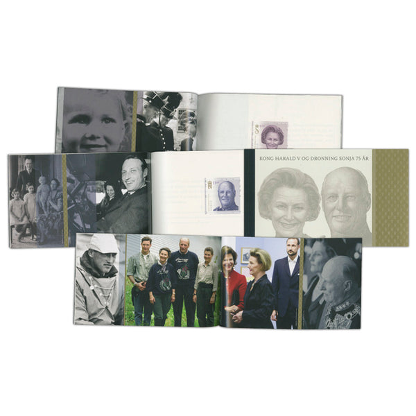 2012 Norway - King Harald & Queen Sonja Prestige Stamp Booklet PPM0189