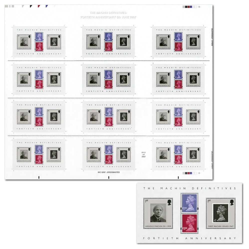 Machin Uncut Press Sheets
