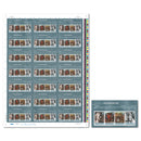 GB Houses of Lancaster & York Uncut Press sheet