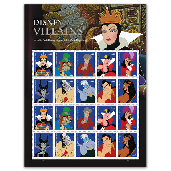 Disney Villains 2017 - Sheet - USA