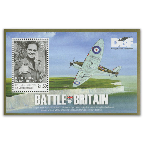 2019 B.I.O.T BoB Sir Douglas Bader 1v m/sheet