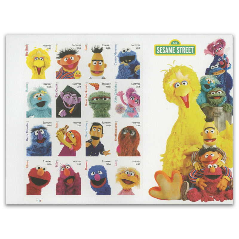 2019 USA Sesame Street 16v S/A Shlt