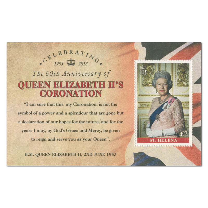 St Helena 2013 Coronation 60th anniv 1v m/s