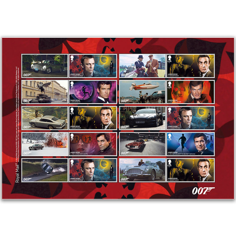 2020 James Bond Collectors Sheet PSM2028