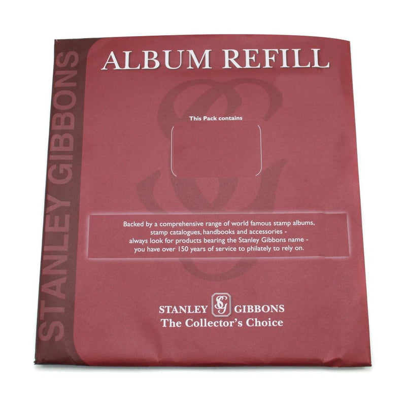 Extra pack of 10 leaves for R3447 - Sterling Stamp Sheet Album R3448