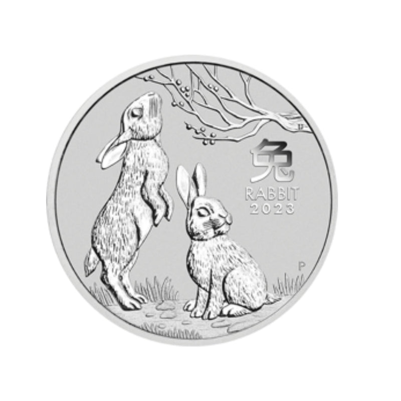 2023 Australian Mint Year of the Rabbit Silver 1/2oz Coin