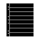 Hagner 8-Strip Single Sided Black Stocksheets RH8