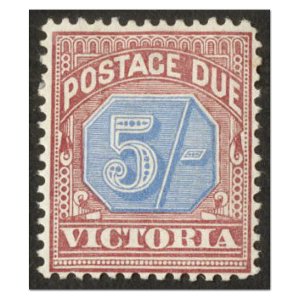 Australia States Victoria SGD10 1890-94 5s Postage Due RRAUS0010