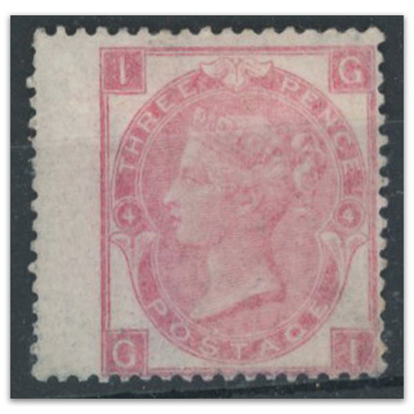 G.Britain 3d rose pl4 SG92 emblems wmk m/m