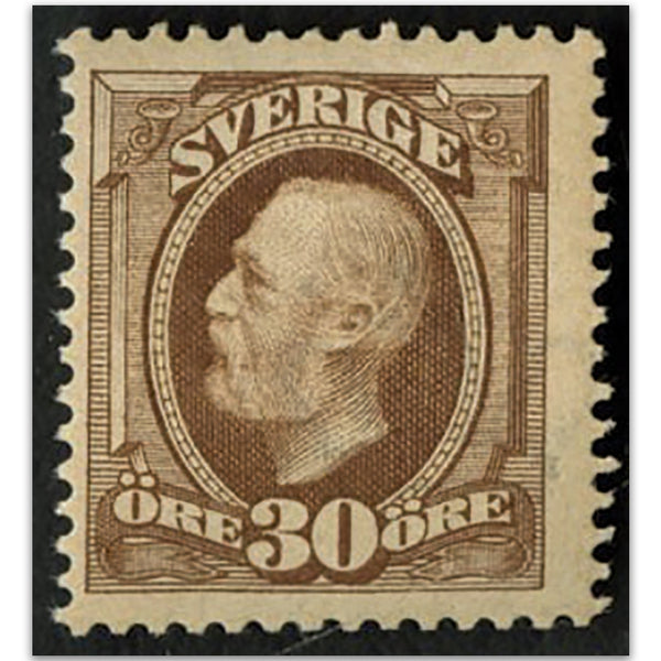 Sweden 1891-1911 30ore brown fine mm, SG51