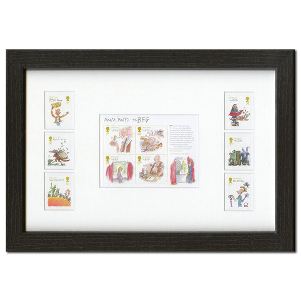 Royal Mail 2012 Roald Dahls Stamp & m/s Framed Edition SD1022