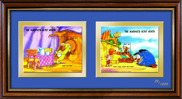 Winnie the Pooh Stamp Sheet Pair - Framed SD328