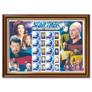 Star Trek: The Next Generation Framed Australia Post Stamp Sheet SD416