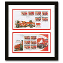 Pair of Ferrari Gibraltari Covers Framed SD910