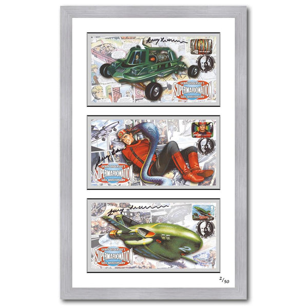 Gerry Anderson Signed & Framed Edition - Joe 90, Capt Scarlett & Thunderbirds SD922A