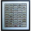 Wolrd's Locomotives Reproduction Cards Framed SD977B