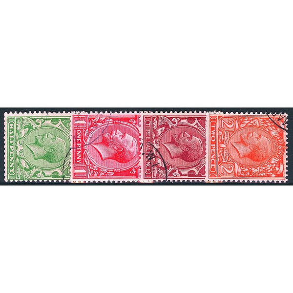 1924 Block cypher sideways wmk. 4v. SET115GU