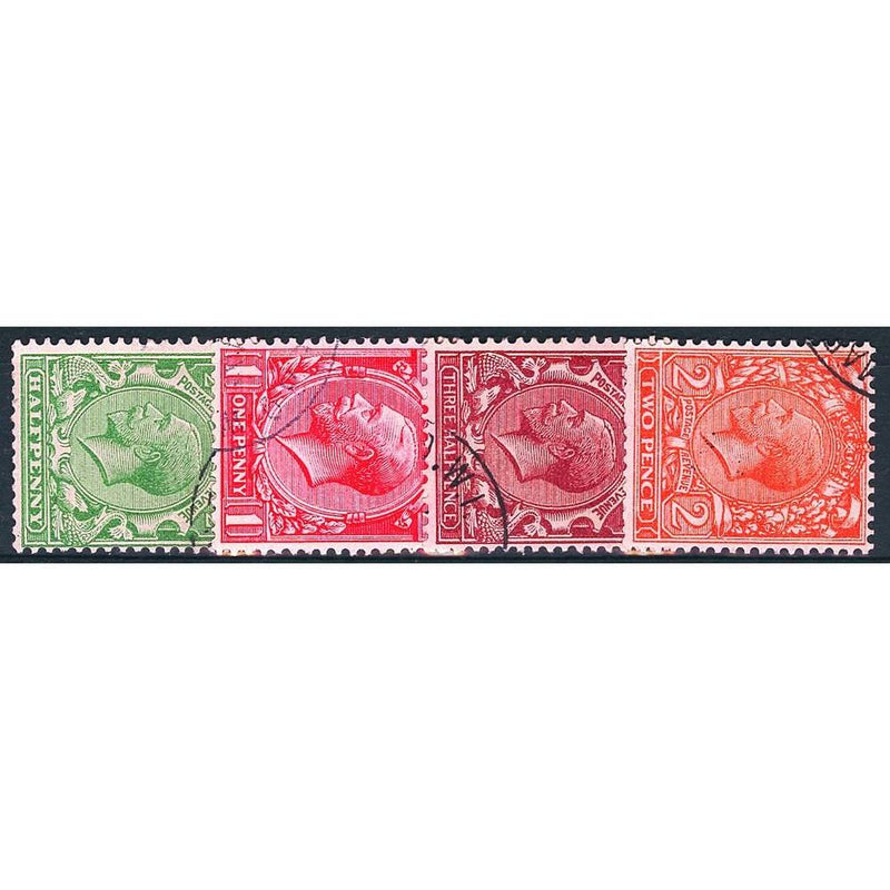 1924 Block cypher sideways wmk. 4v. SET115GU