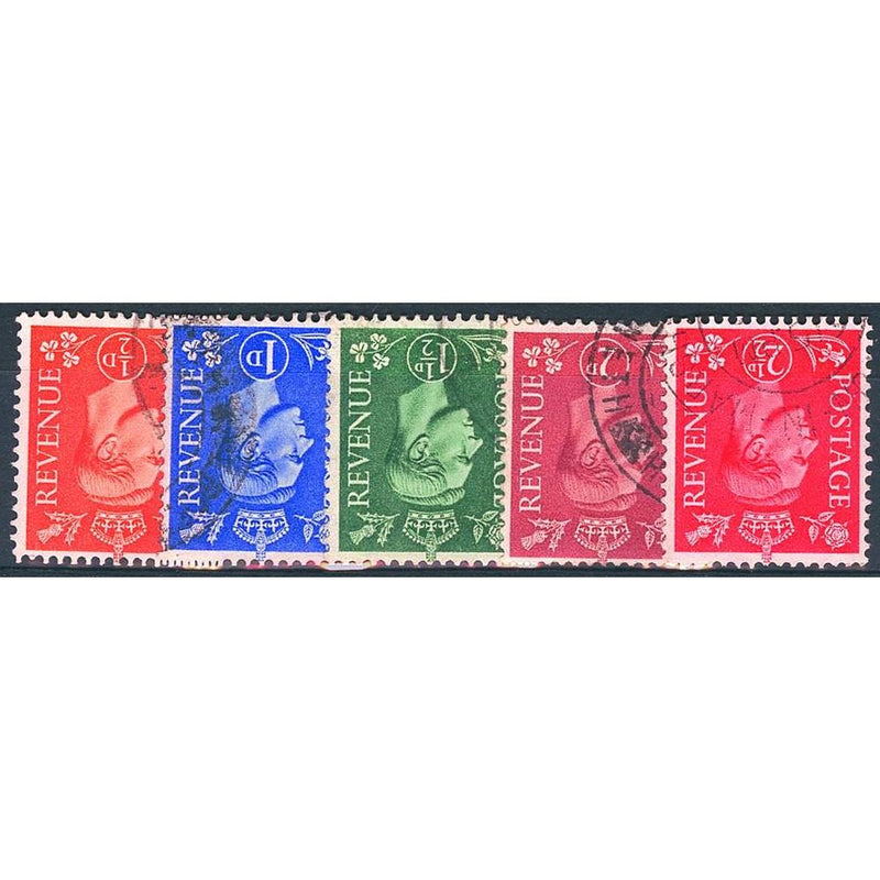 1950 New colours inverted wmk. 5v. SET131GU
