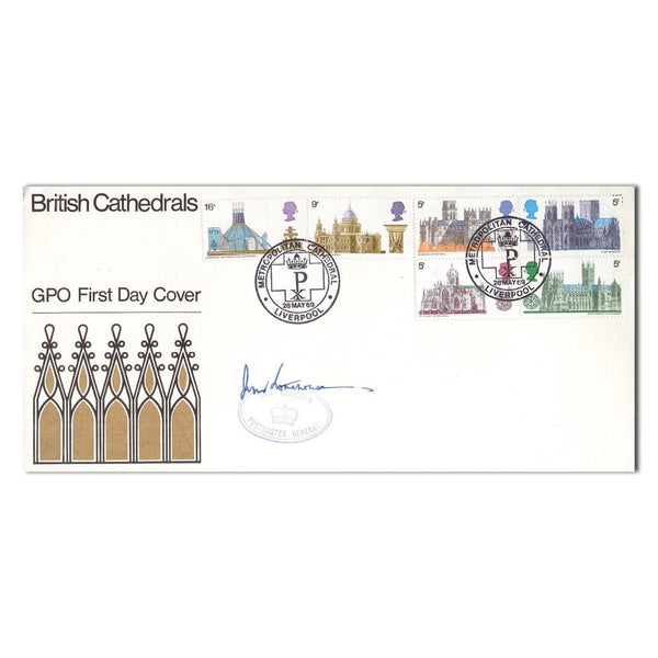 1969 British Cathedrals Metro - Signed by John Stonehouse SIG1154