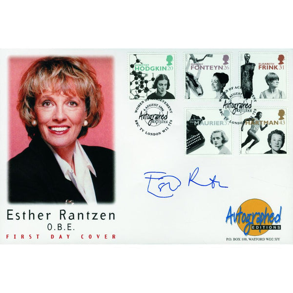 1996 Women of Achievement. Signed Esther Rantzen. SIGE0184