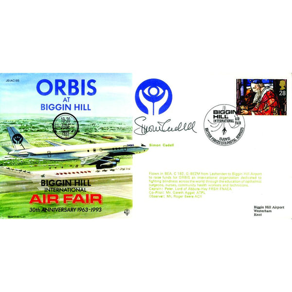 1993 Biggin Hill Air Fair. Signed Simon Cadell. SIGE0475