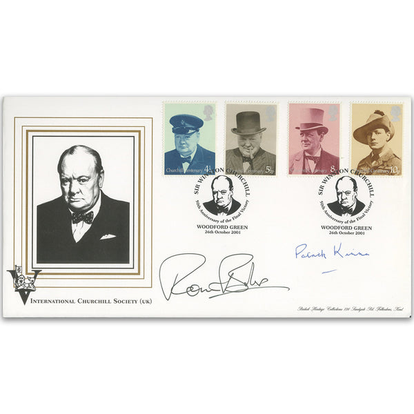 2001 Churchill - Signed Ronnie Barker & Patrick Kinna SIGE0585