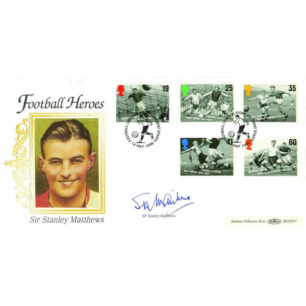 1996 Football Heroes - Signed by Sir Stanley Matthews SIGF0058
