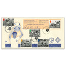 1996 Football. Danny Blanchfower Official. Sign Gayle Blanchflower.Scarce