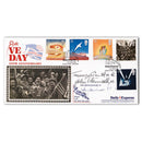 1995 VE Day - Signed by Gould, Jamieson and 1 Other SIGM0095
