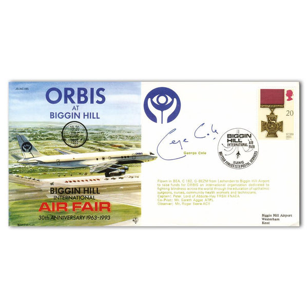 1993 30th Anniversary Biggin Hill Air Fair - Signed by George Cole SIGM0118