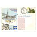 1978 Aircraft Launch From Ship - Signed by Admiral Mountbatten of Burma SIGM0124