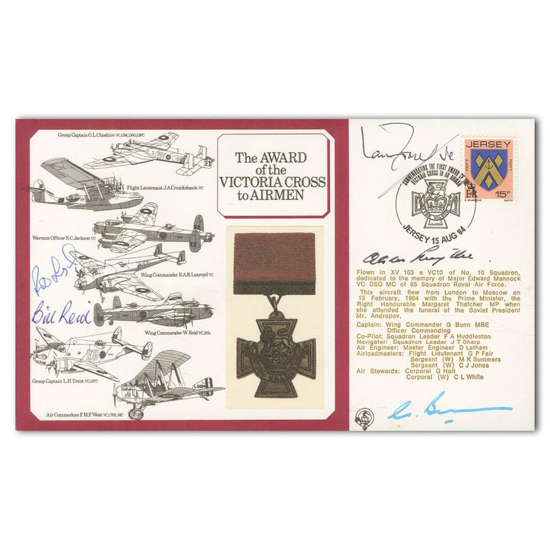 1984 VC to Airmen - Signed Smythe, Learoyd, Reid & Fraser SIGM0228