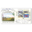 1993 RAF 75th Fiji M/S - Signed by 9 BoB Pilots & Crew SIGM0273