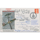 1988 Lord Dowding Memorial Statue - Signed by 13 BoB Veterans SIGM0302