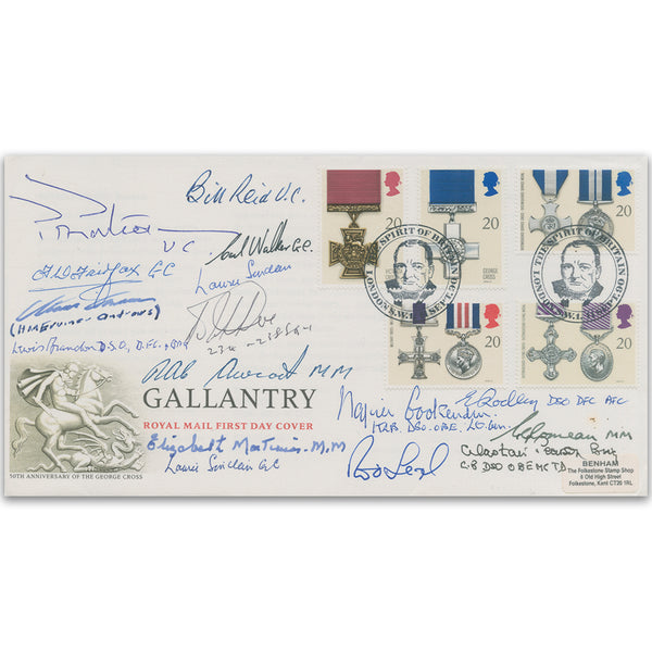 1990 Gallantry - Signed by 16 SIGM0313