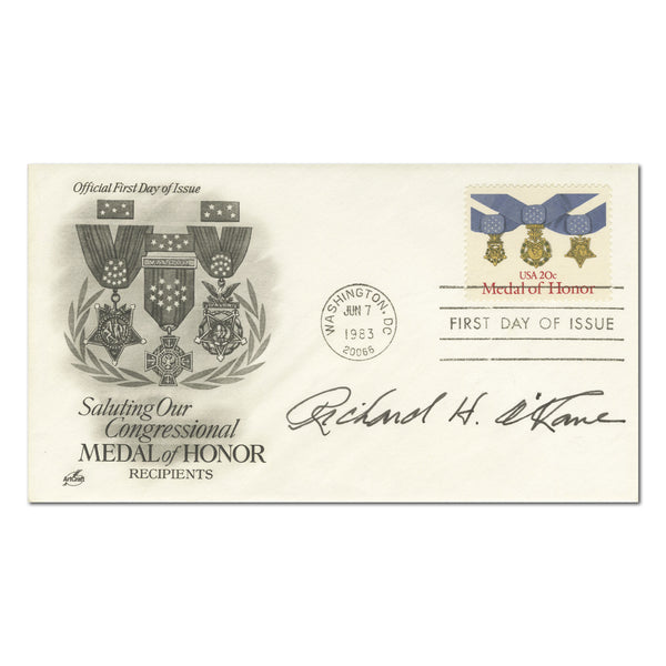 1983 USA Medal of Honor - Signed Richard H O'Kane SIGM0332