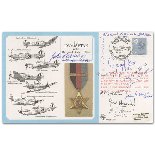 DM10 1939-45 STAR BoB clasp.  Sign 9 Bob Pilots SIGM0351